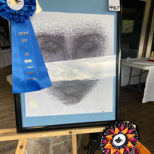 Louie Bluie Art Show winner