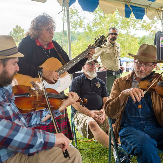 Louie Bluie Jam Tent