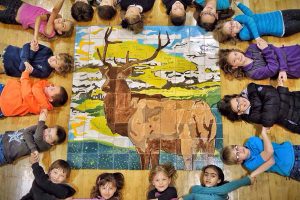 Elk Mural Kids